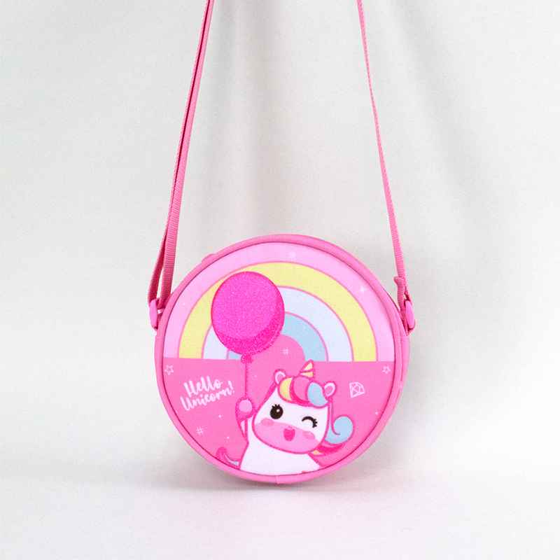 Túi Đeo Chéo CLEVERHIPPO Kỳ Lân Cầu Vồng CRC2105/PINK