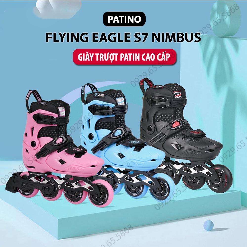 Giày Patin Trẻ Em flying eagle S7 Nimbus - Có Form Giầy Chắc Chắn, Phanh Chân An Toàn