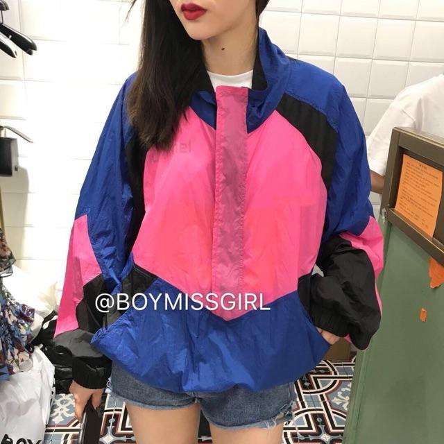 Áo khoác gió nữ form rộng