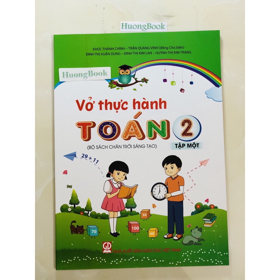 Sách - Combo trọn bộ 4 quyển Vở thực hành Tiếng Việt + Toán lớp 2 - Chân Trời Sáng Tạo