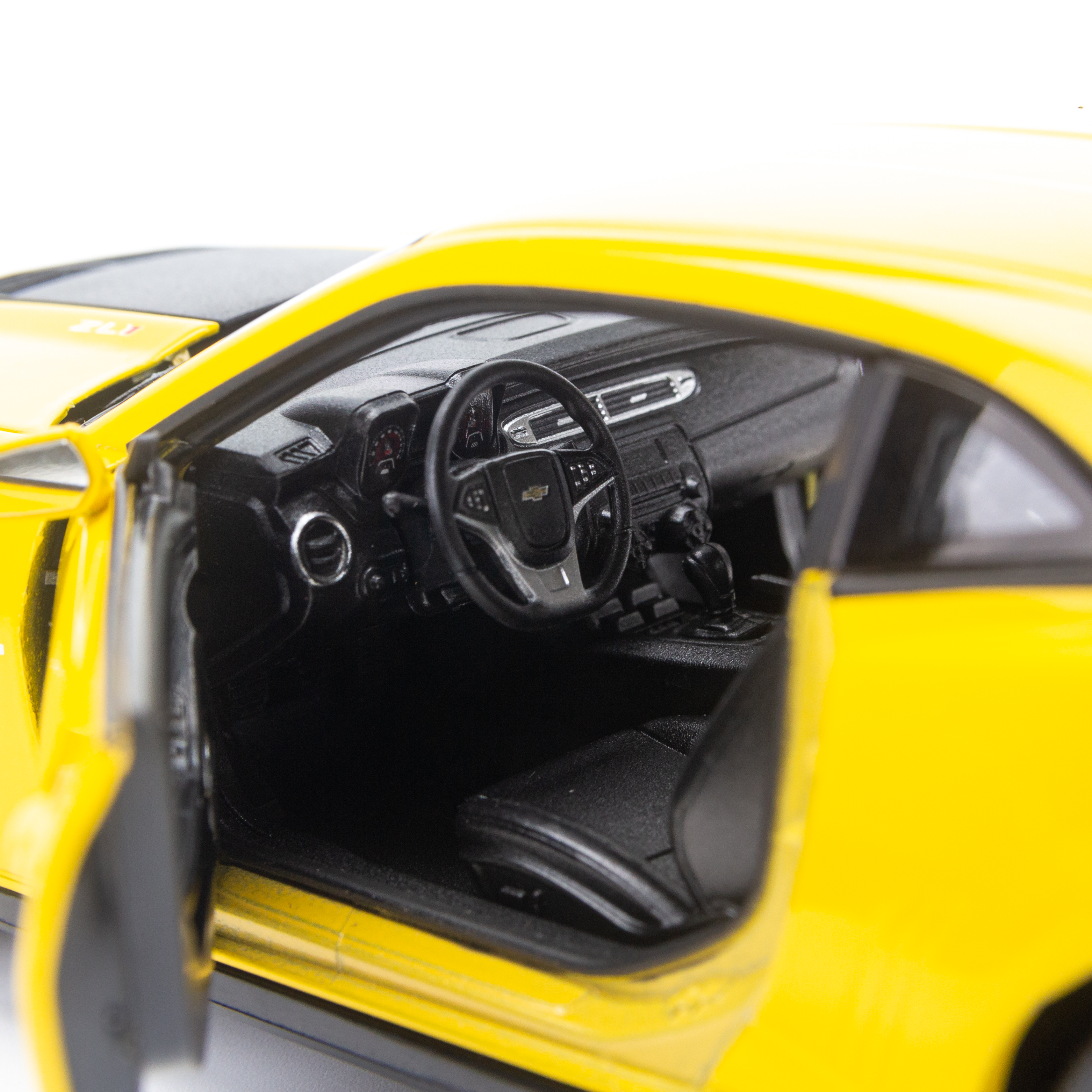 Mô hình xe Chevrolet Camaro ZL1 Yellow 1:24 Welly - 24085W