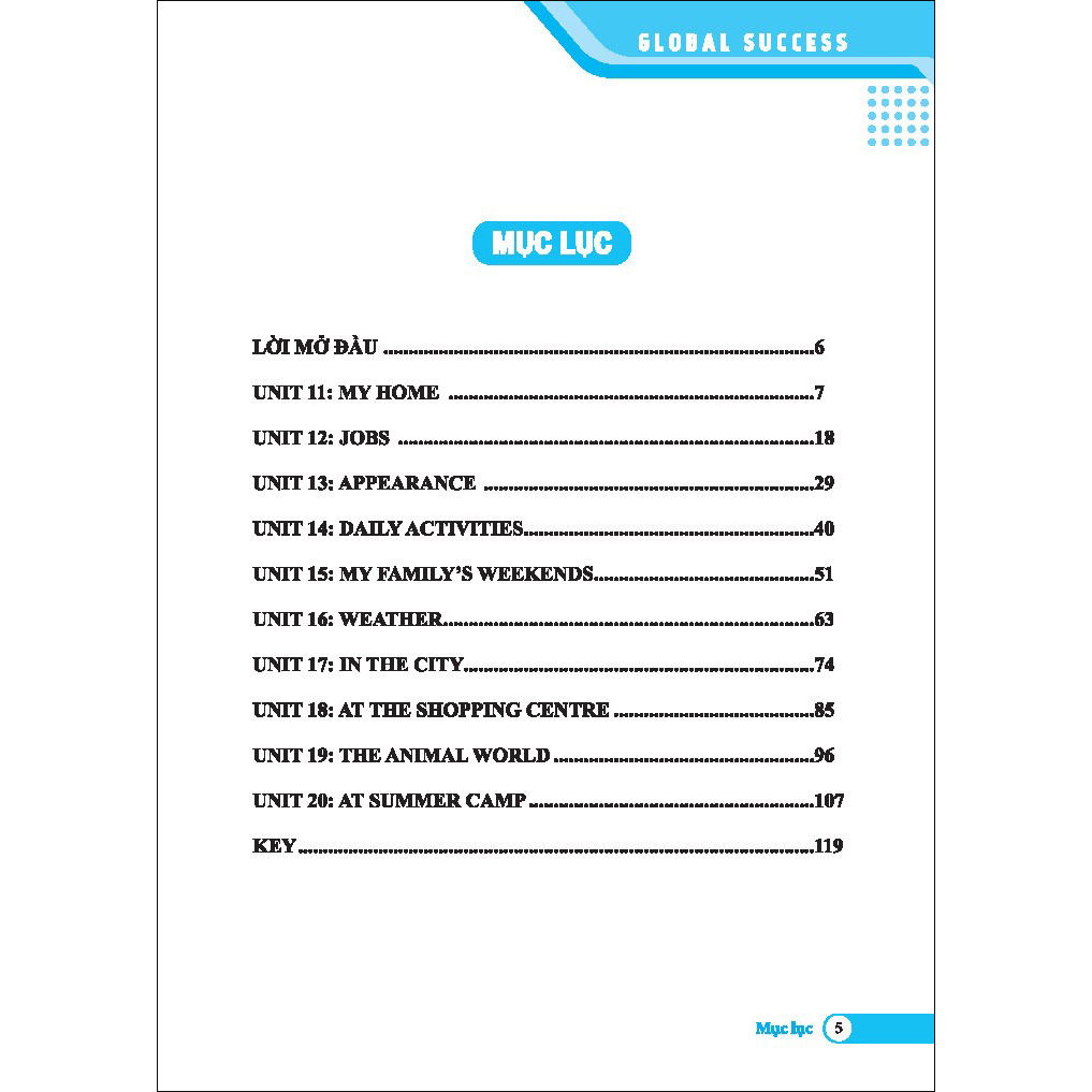 Sách GLOBAL SUCCESS - Bài Tập Trắc Nghiệm Tiếng Anh Lớp 4 Tập 2 - Có đáp án