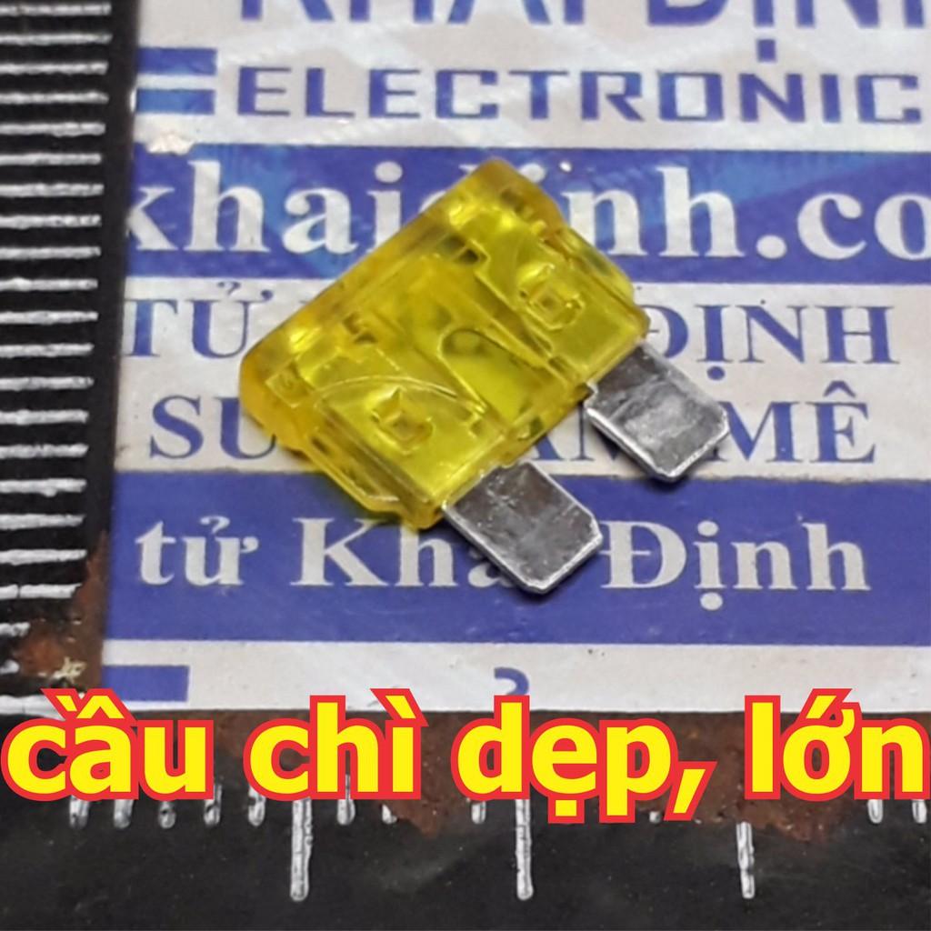 20 cái cầu chì dẹp lớn DÙNG TRONG OTO.... 1A 2A 3A 4A 5A 7.5A 10A 15A 20A 25A 30A 35A 40A kde1887