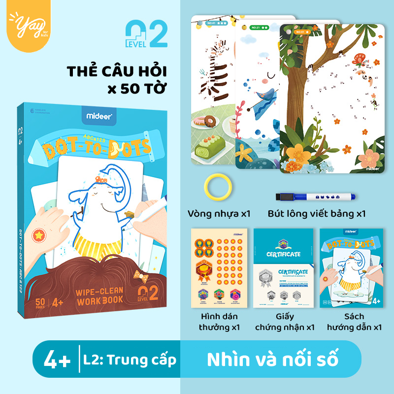 Bộ Thẻ Card Mideer Luyện Tay Cầm Bút