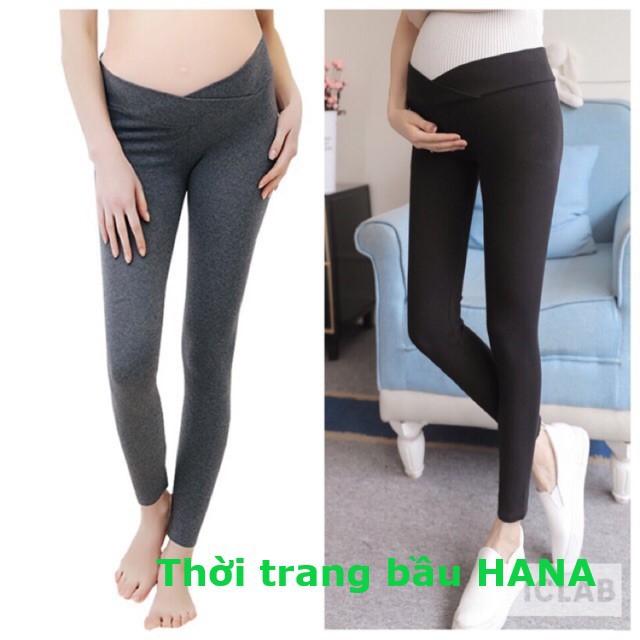 Quần legging bầu cao cấp - cam kết loại 1