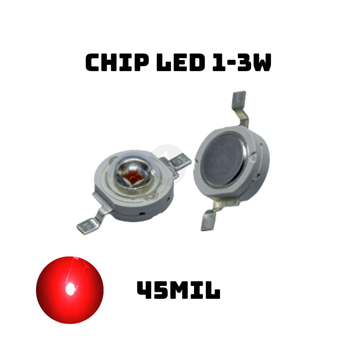 CHIP EPILEDS 1W - 3W MÀU ĐỎ- 45 MIL