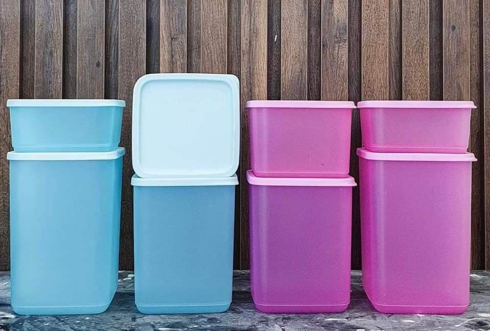 Bộ hộp bảo quản thực phẩm Pop Fiesta Tupperware - Hàng chính hãng