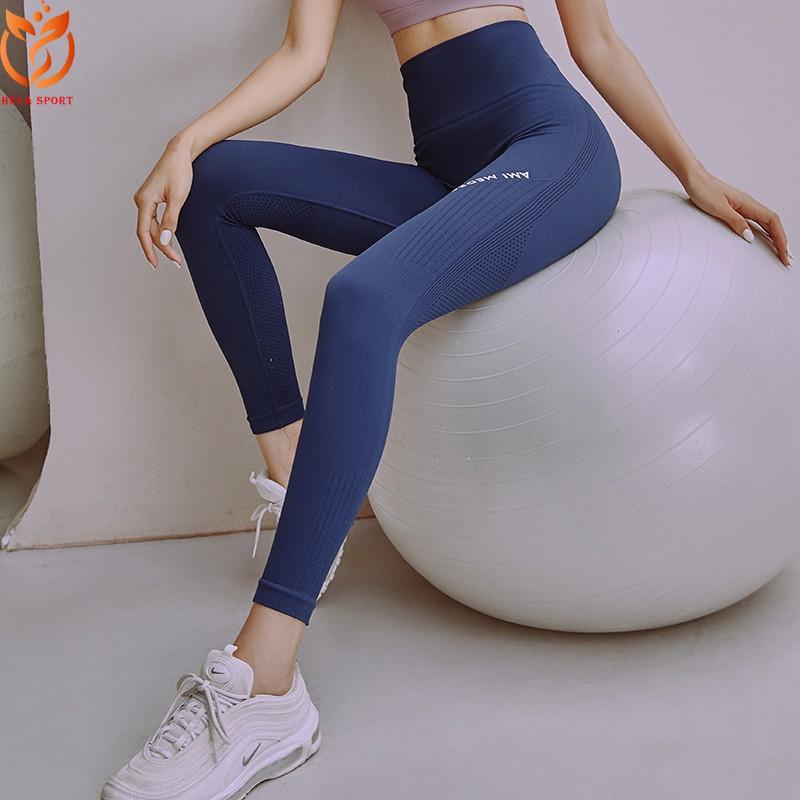 Quần Legging Tập Yoga Tập Gym Thể Thao Co Giãn, Nâng Mông, Lưng Cao - Hàng Chính Hãng miDoctor