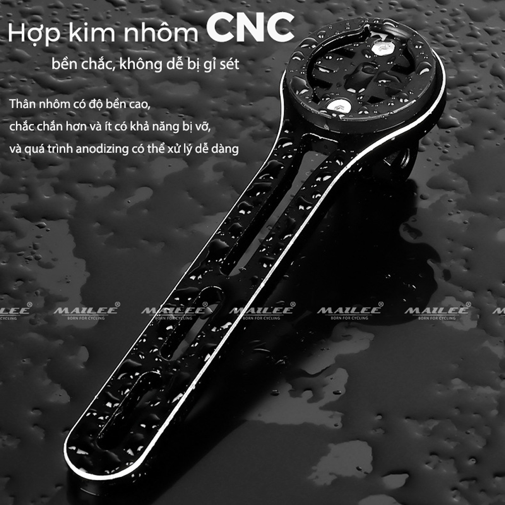 Giá Đỡ Đồng Hồ Xe Đạp Mai Lee ESL-203 Loại Thẳng Đỡ Đồng Hồ Tốc Độ/ Đèn Pin Cho Xe đạp Road Touring Đinh Ốc Dưới - Mai Lee