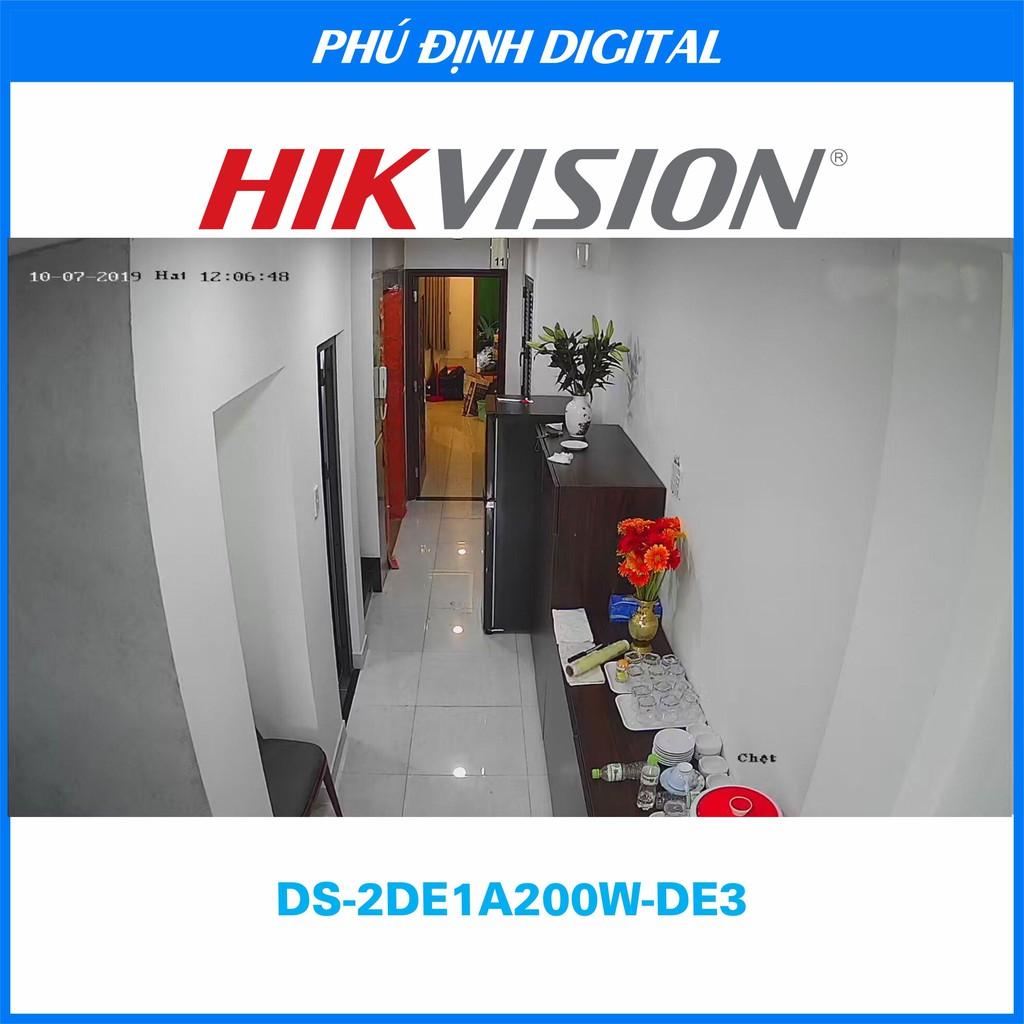 Camera Quay quyét trong nhà 2mp Hikvision mã DS-2DE1A200W-DE3 - Hàng Chính Hãng