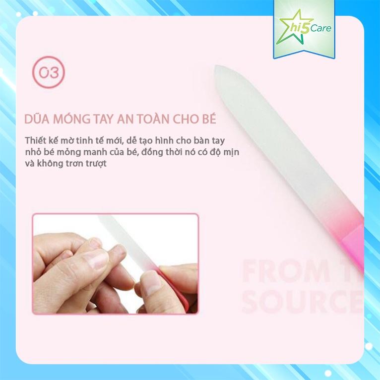 Bộ 4 món dụng cụ cắt móng cho trẻ sơ sinh kèm hộp đựng