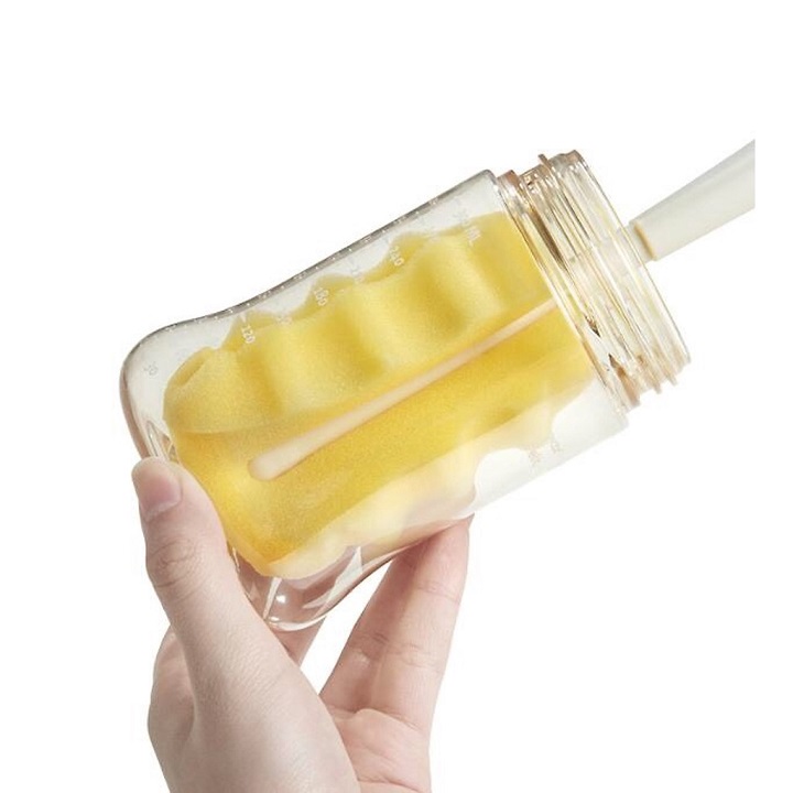 Sẵn Hàng - Bộ Cọ Rửa Bình Sữa Và Núm Ti 4 Món