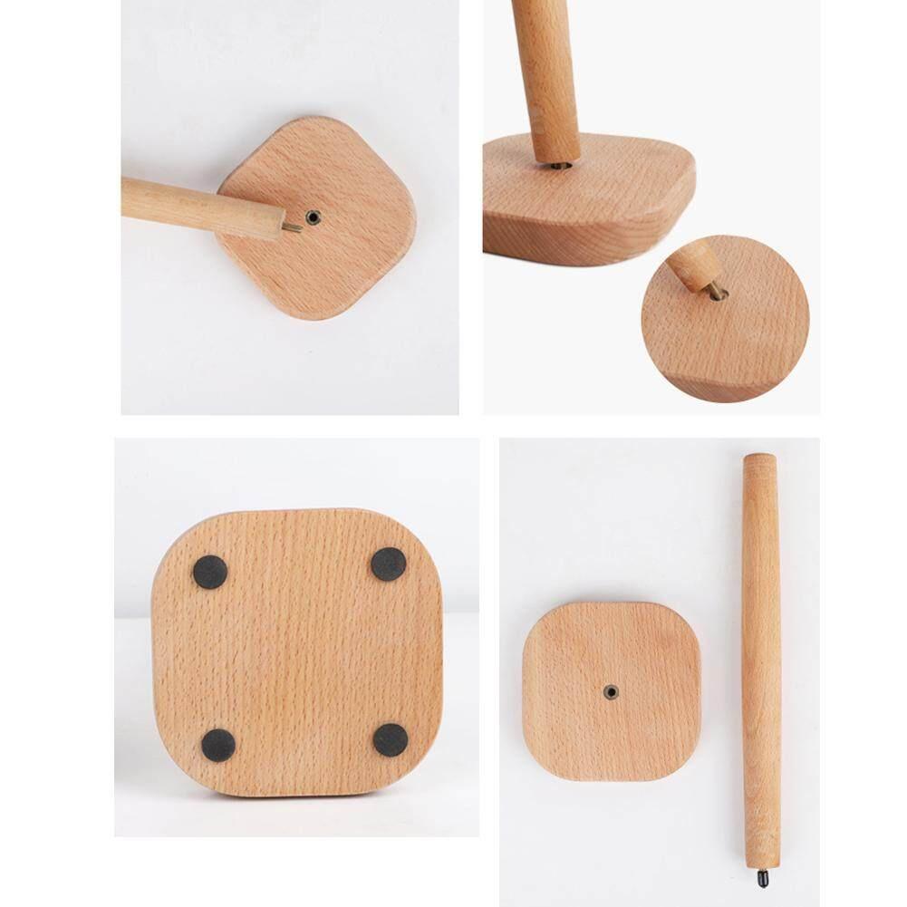 Kệ gỗ kèm Giấy Lau Đa Năng - Khăn Lau Bếp, Lau Tay 220 Tờ 1 Cuộn Có Thể Giặt Được