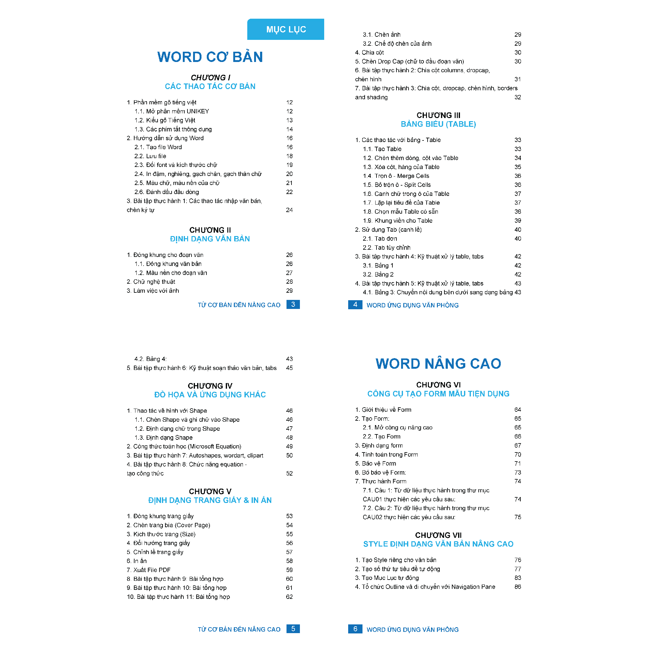 Combo 6 Sách Excel - Word - PowerPoint - Google Sheets - 150 Thủ Thuật - Power Query Kèm Khoá Học Video ĐÀO TẠO TIN HỌC