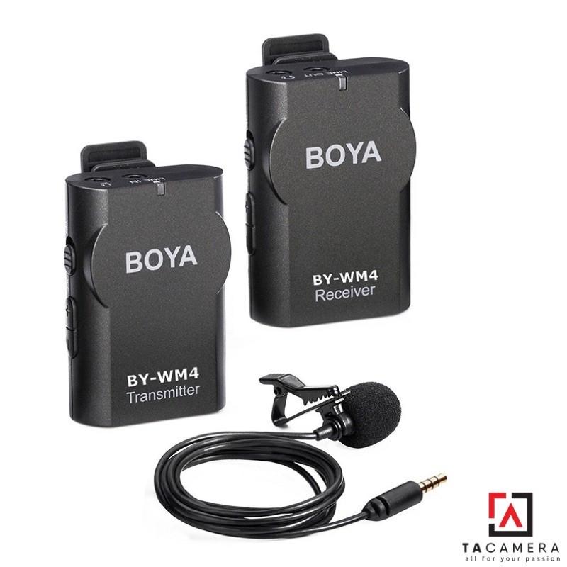 Micro Không Dây Boya BY-WM4 Pro-K1 ( TX+RX ) - Hàng  Chính Hãng