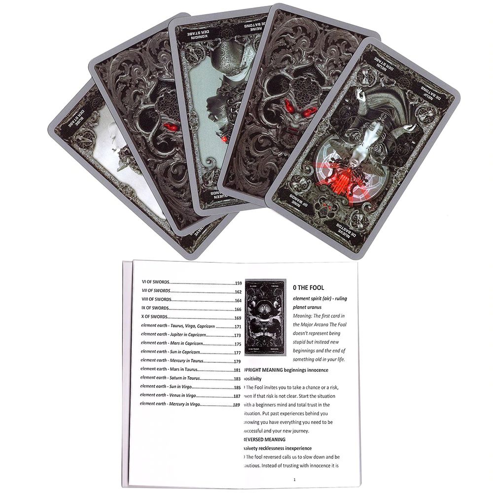 Bộ Bài Dark Tarot 78 Thẻ, Hộp Cứng