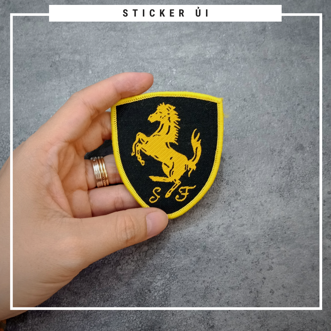 Phụ kiện trang trí áo thun tay lỡ unisex: Logo Sticker Patch Ủi Quần Áo, BALO, quần jogger chuẩn local brand streetstyle