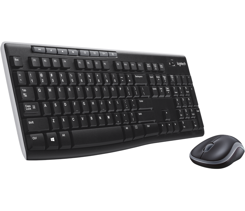 Bộ bàn phím chuột không dây Logitech MK270r - Hàng Chính Hãng - Bảo Hành 36 Tháng