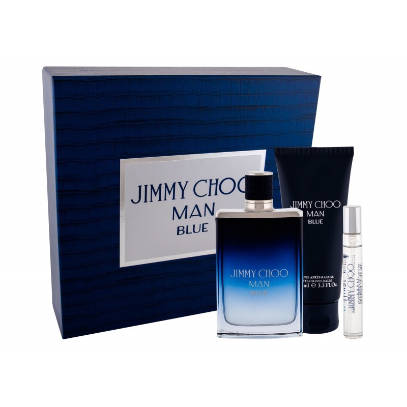 Bộ Set Nước hoa Nam Jimmy Choo Man Blue Gift Set Edt 100Ml + After Shave 100Ml + Mini Edt 7.5Ml