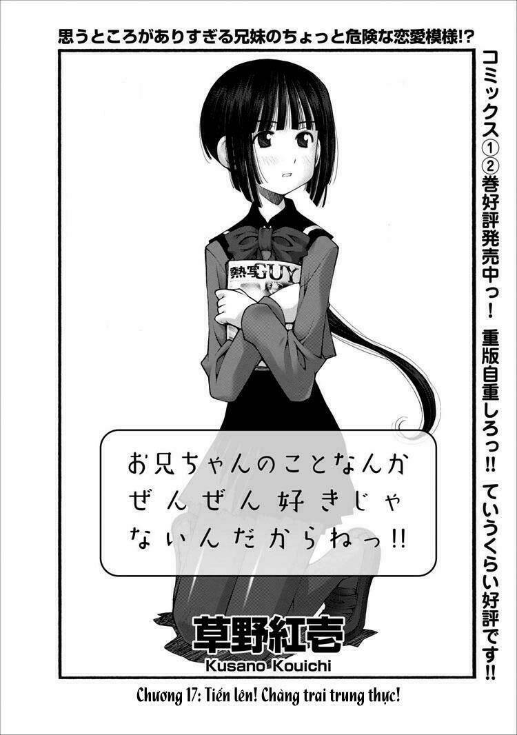 oniichan no koto nanka zenzen suki ja nai n da kara ne!! chapter 17 7