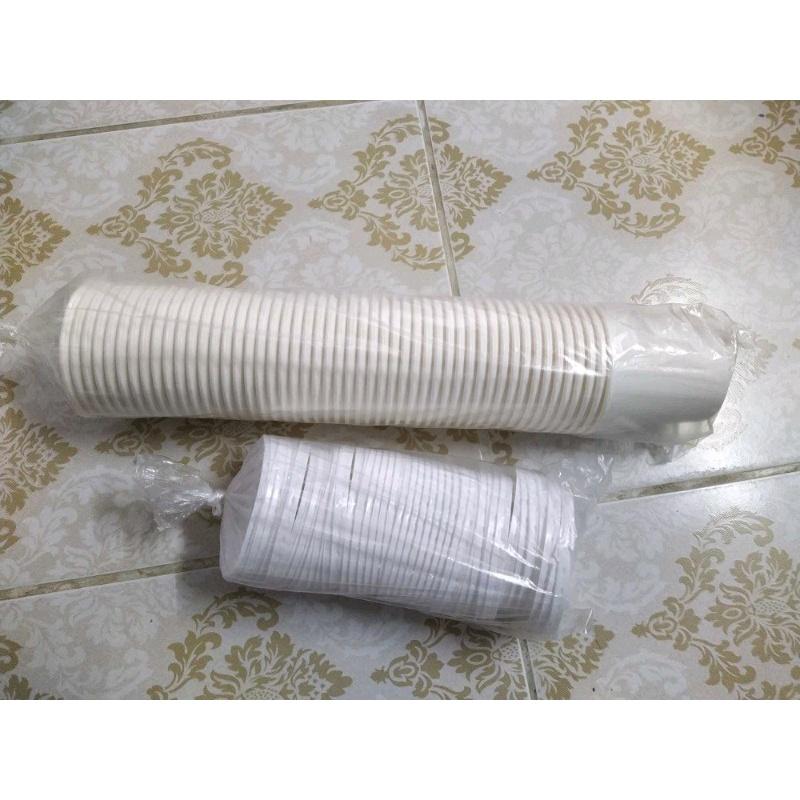 Cốc, bát giấy trắng 360ml, 480ml, 750ml, 1000ml (50 cái)