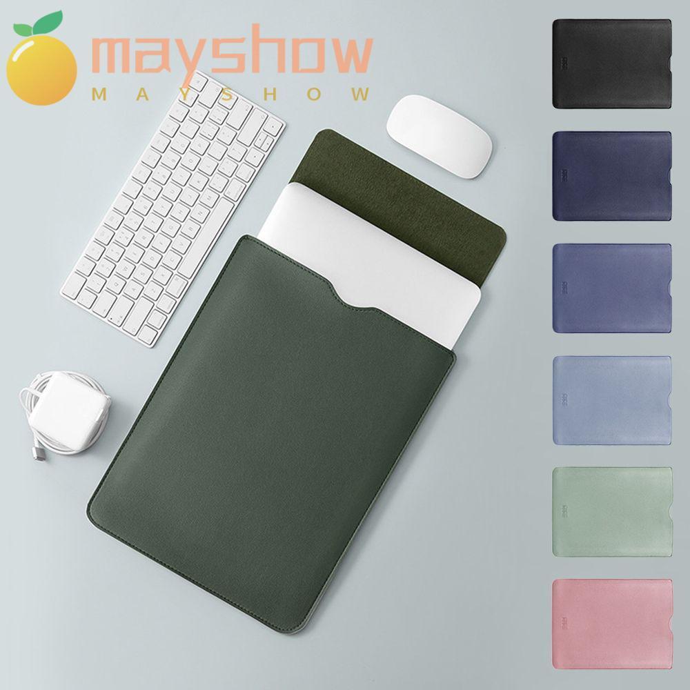 Túi Đựng Laptop Mayshow Bằng Da PU Siêu Mỏng Chống Sốc Thời Trang Cho Notebook / Ipad