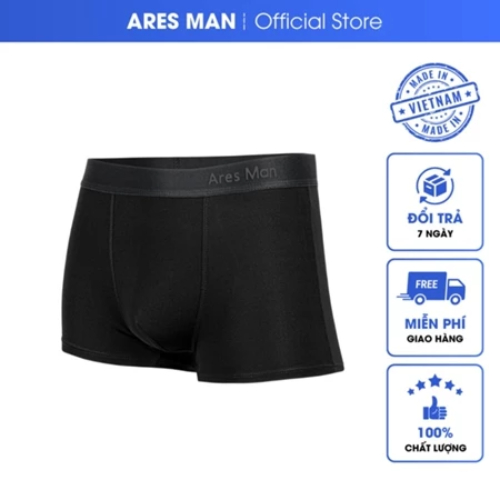 Quần boxer nam Ares Man chất thun lạnh mềm mịn siêu mát, thấm hút mồ hôi boxer Ares man 2.0