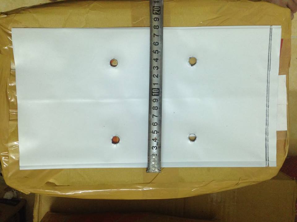10 Túi 2 da 2 lớp đen trắng 18x33
