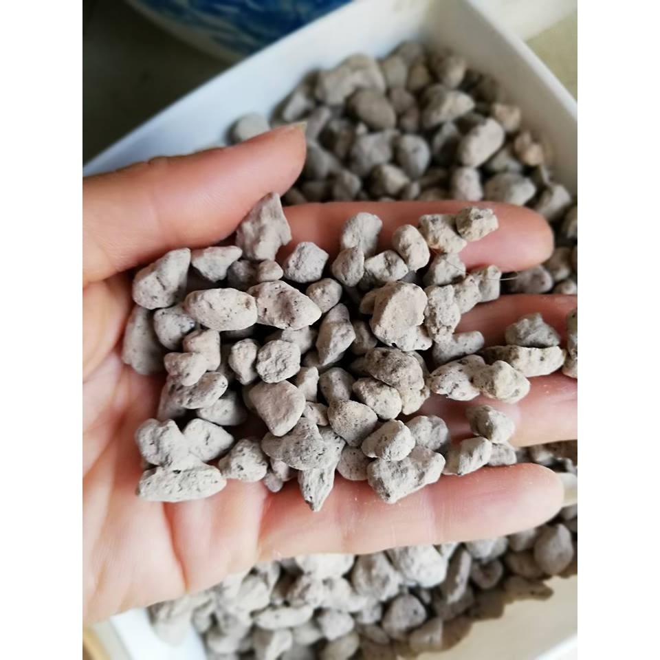 Đá bọt Pumice nhẹ, thoáng, giữ ẩm rất tốt 1kg