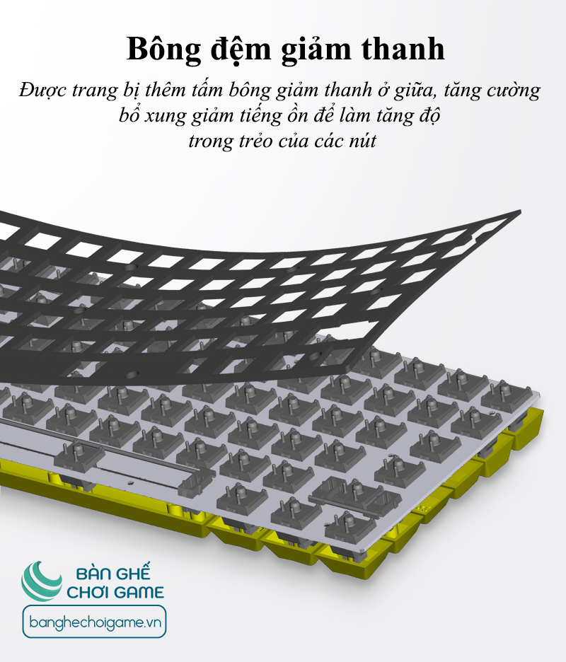 Bàn phím cơ không dây Bluetooth Newmen GM680 Jungle Hot Swap Outemu Switch - Hàng chính hãng