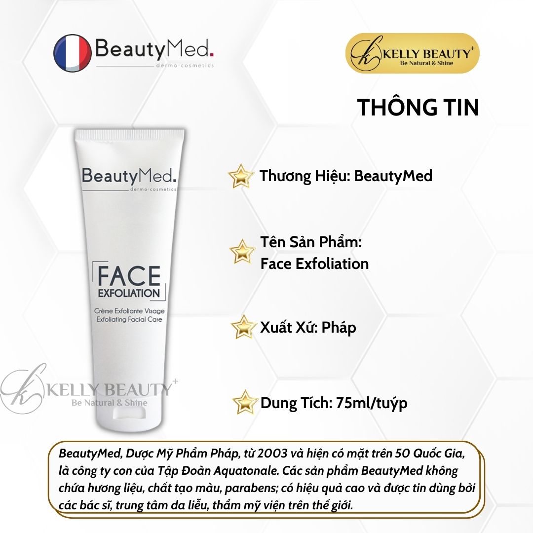 Tẩy Tế Bào Chết Vật Lý BeautyMed Face Exfoliation | Kelly Beauty