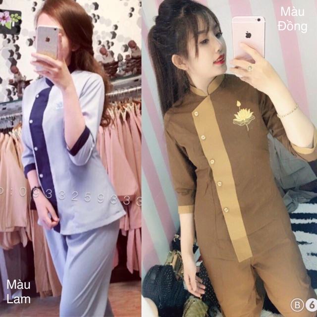 Đồ Lam # Mẫu Lãnh Tụ Nữ # Đồ Bộ Nữ # Quần Áo