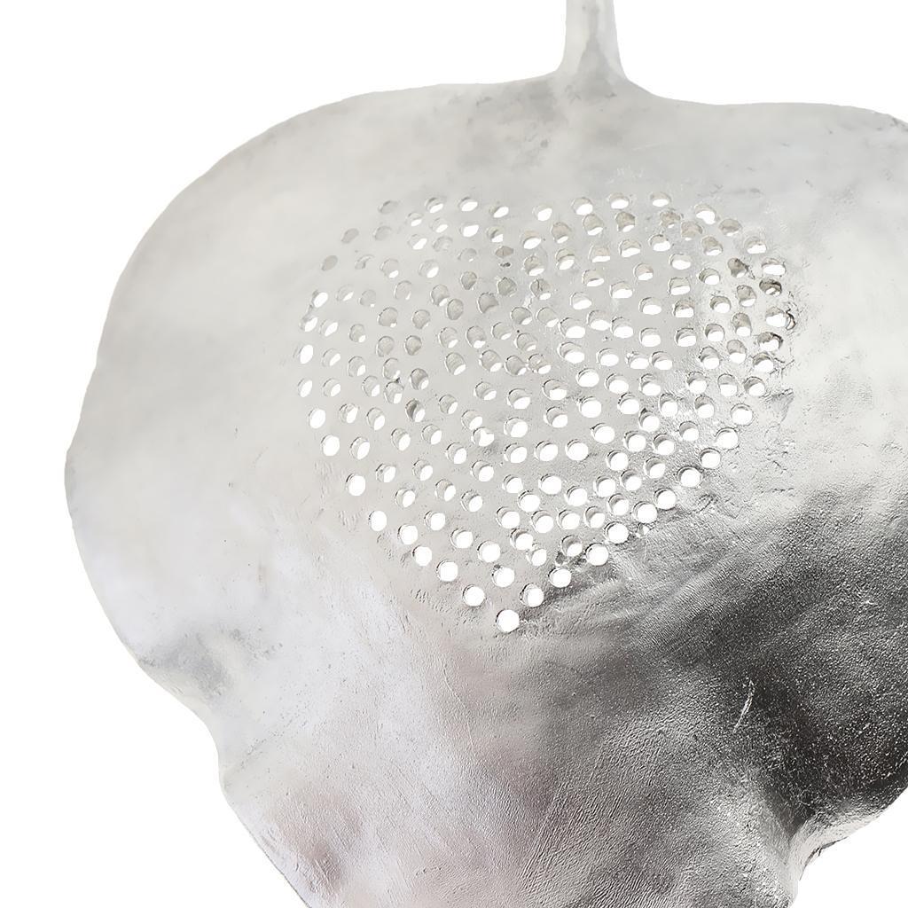 2 Pieces Pure Tin Tea Filter Strainer Leaf Shaped Kungfu Tea Set Accessory