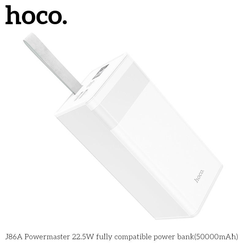 Sạc dự phòng nhanh 40.000, 50.000, 60.000 mAh Hoco J86/J86A/J86B 22.5W có đèn LED hàng chính hãng - 50000