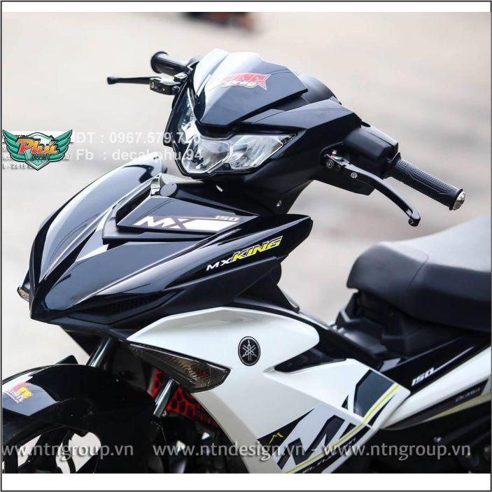 Tem rời Exciter 150 Mx đen trắng 2019