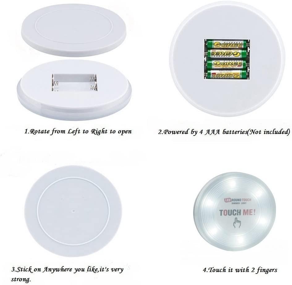 Đèn cảm biến cảm ứng 6 đèn LED có thể điều chỉnh độ sáng Hoạt động bằng pin Gắn ở mọi nơi