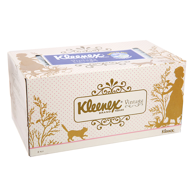 Giấy Hộp Kleenex Vintage (170 Tờ/Hộp) - Giao Mẫu Ngẫu Nhiên