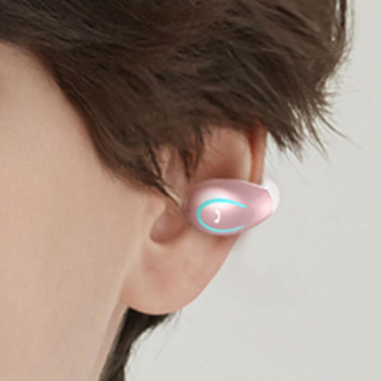 Open Ear Headphones Sport Headphones Portable Stereo Earphones for Workout Black