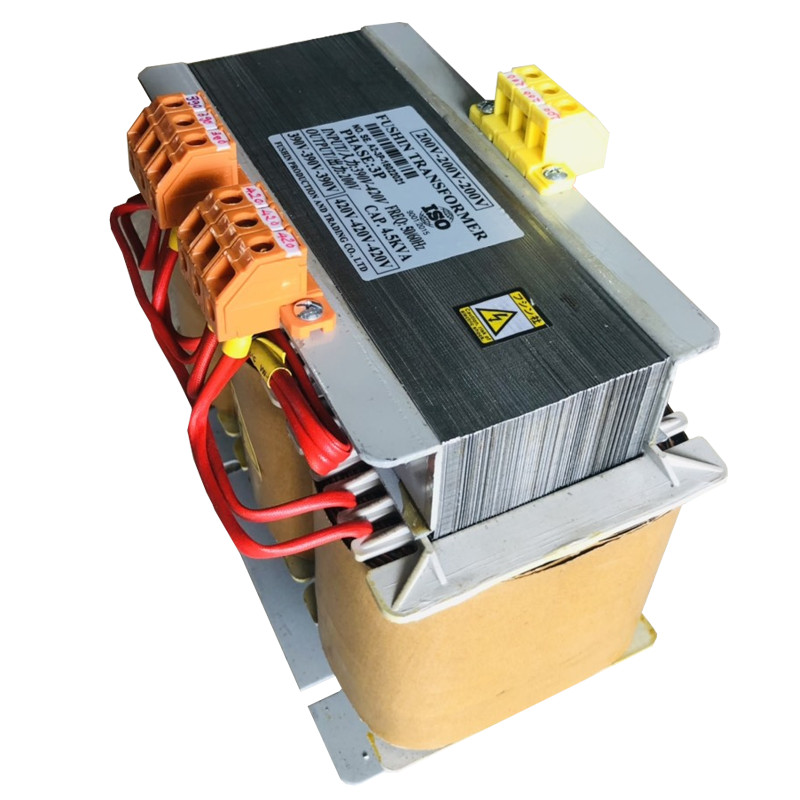 BIẾN ÁP TỰ NGẪU TRẦN 3P 380V/220V-200V 1KVA-Dây Đồng