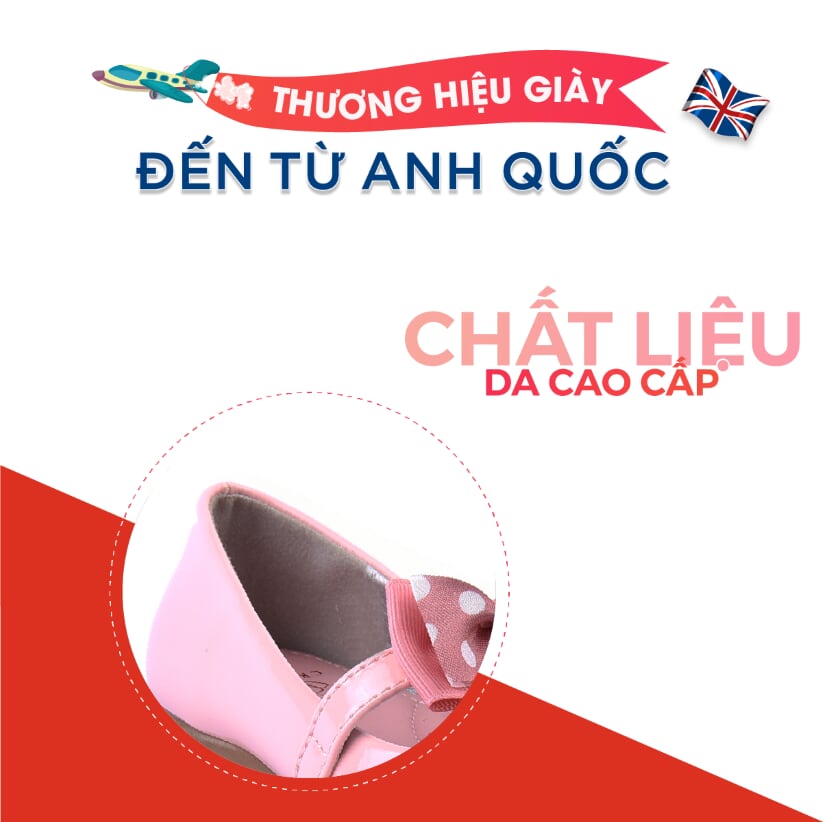 Giày Búp Bê Bé Gái Đi Học Đi Chơi Crown Space UK Ballerina Trẻ Em Cao Cấp CRUK3122 Màu Hồng Be Đen Êm thoáng Size 30-36/6-14 Tuổi