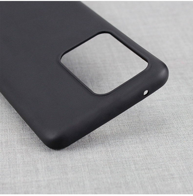 Ốp lưng silicon dẻo màu đen cho Samsung Galaxy S20 Ultra