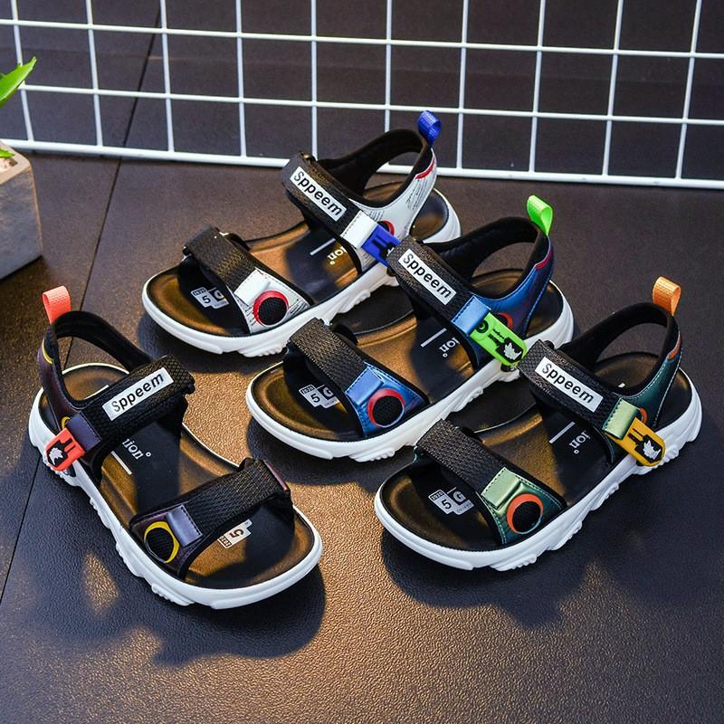 Giày sandal thiết kế đế mềm kiểu Hàn Quốc cho các bé trai