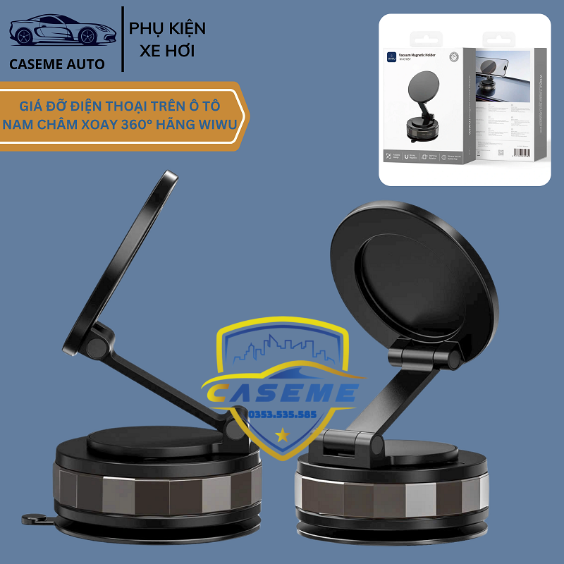 Giá Đỡ Điện Thoại Ô Tô Nam Châm Xoay 360° Wi-CH057 - An Toàn &amp; Tiện Lợi