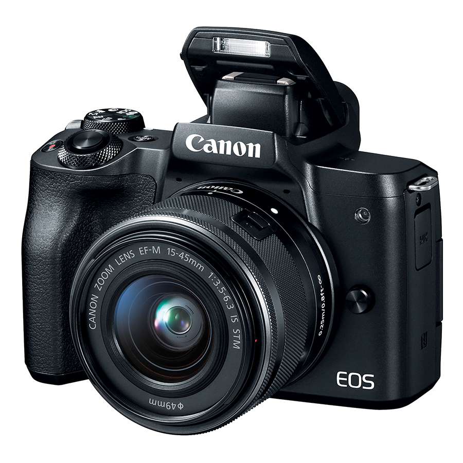 Máy Ảnh Canon EOS M50 Kit 15-45mm - Hàng Chính Hãng (Tặng Kèm Thẻ Nhớ Và Túi Đựng Máy Ảnh)