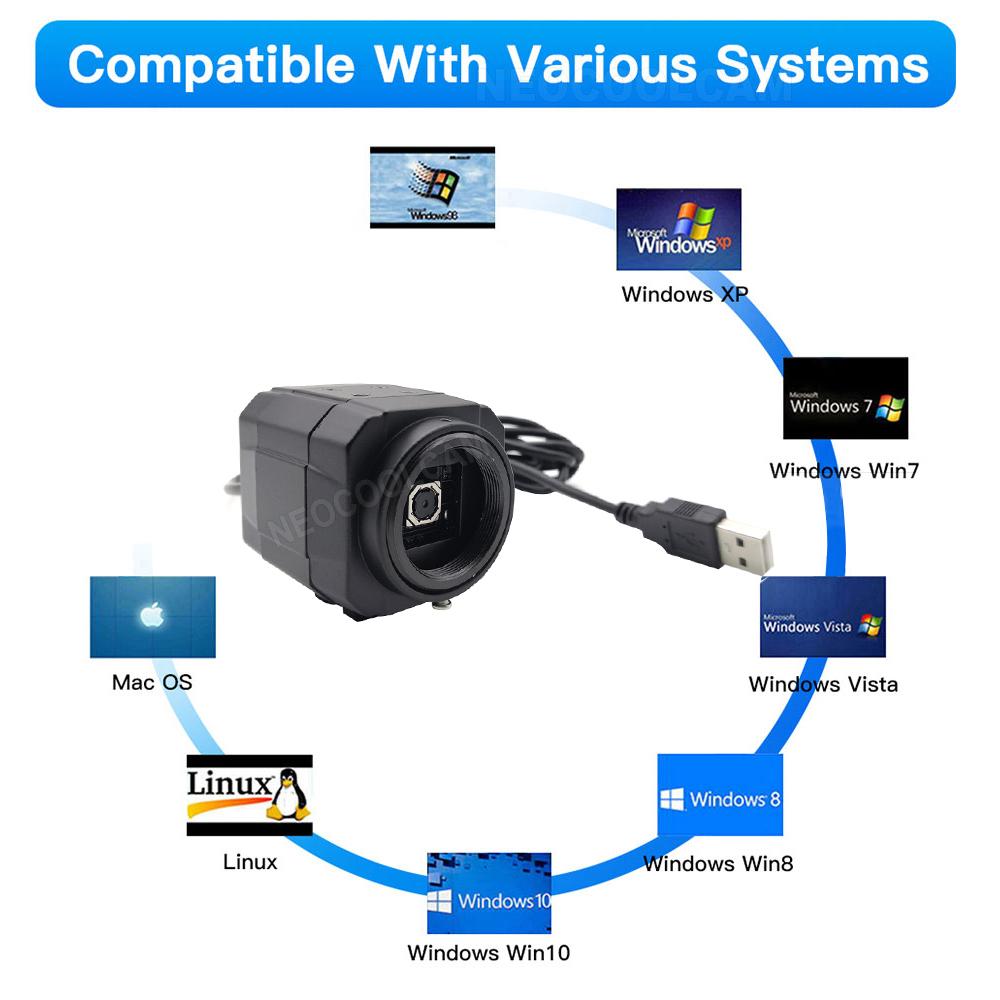 Công Nghiệp HD 8MP Lấy Nét Tự Động Webcam USB IMX179 Cảm Biến Quét Tài Liệu Giảng Dạy Phát Sóng Trực Tiếp OTG UVC PC Máy Quay Video