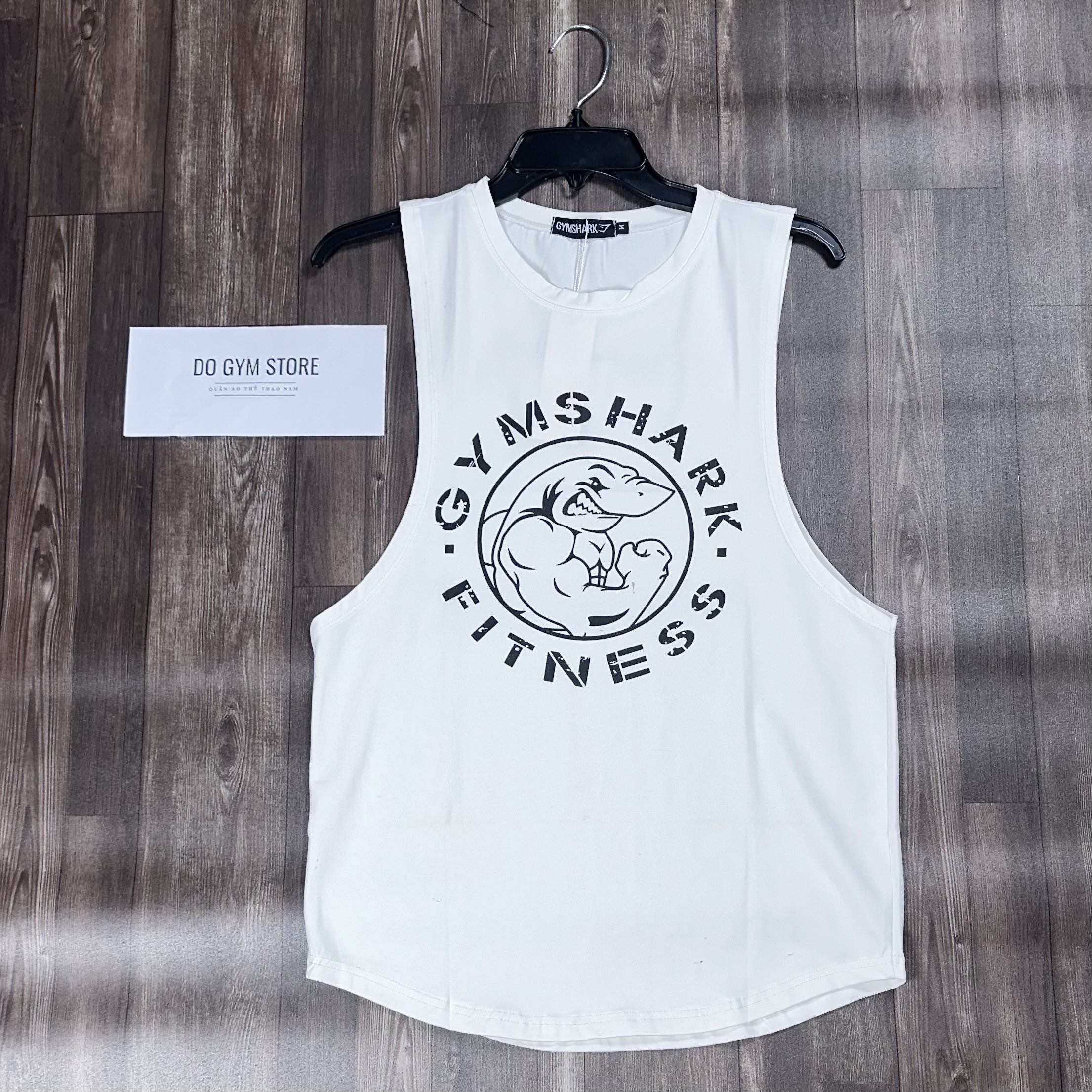 Áo tank top nam tập gym DO GYM SHOP chất thun thoáng mát khi chơi thể thao, mặc nhà