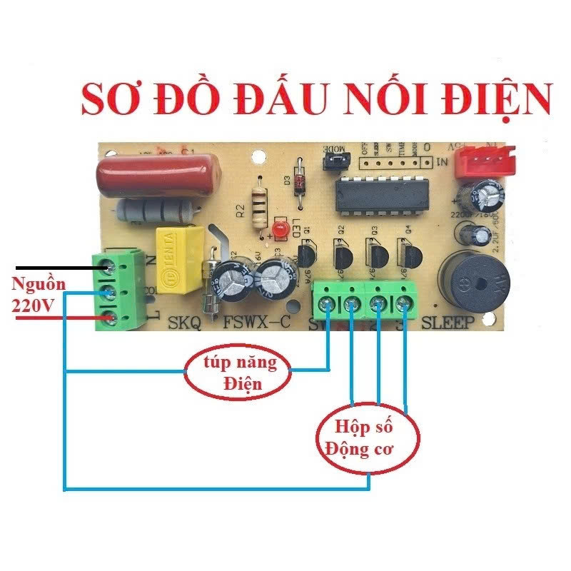 Mạch Điều Khiển Quạt Từ Xa Tiếng Việt – Siêu Nhạy, Loại Xịn, Dùng Cho Mọi Loại Quạt, ĐÈN ỐP TRẦN