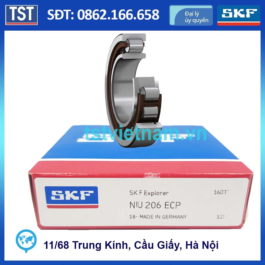 Vòng bi SKF NU 206 ECP (Chính hãng 100%)