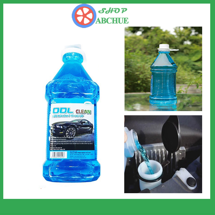 Nước rửa kính ô tô cao cấp can 2,5 lít