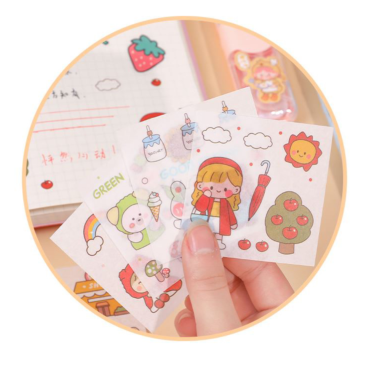 Sticker, Nhãn Dán Trang Trí Sổ Tay, [ Sticker Z ],  Trang Trí Hộp Bút, Dụng Cụ Học Tập Hoạt Hình Dễ Thương